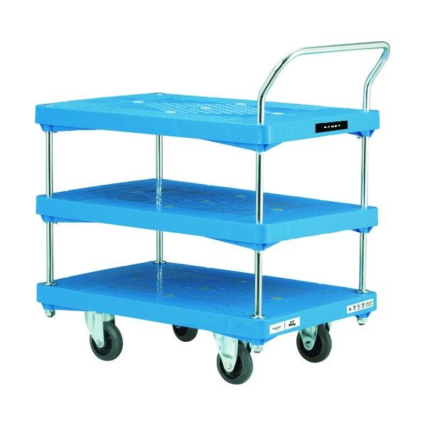 プラスチック台車※2段テーブル