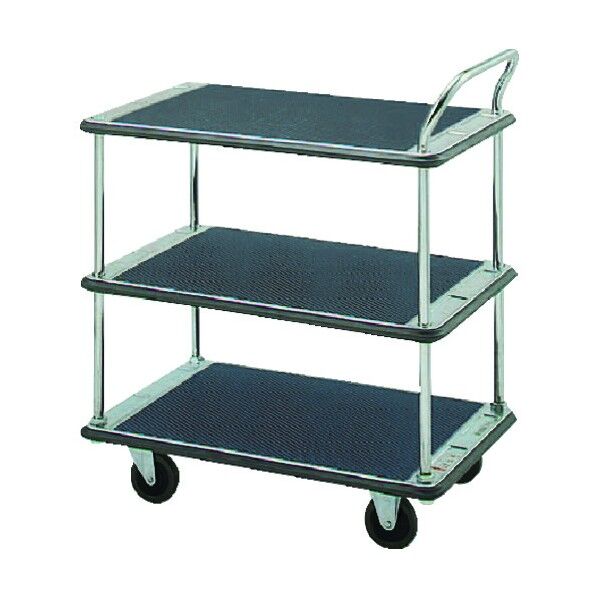 【車上渡し】スチール台車3段テーブル 450×710 DM-BT3-DX 1