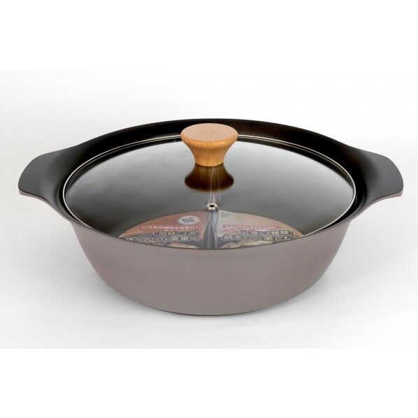 スキップタイム IH対応卓上二食鍋 34.5×30×15cm RB-2501 1個