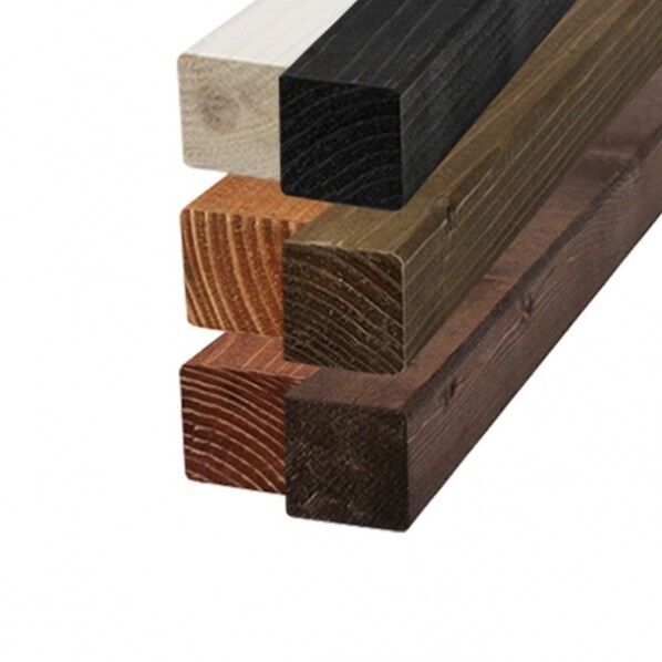 織田商事 塗装SPF 2x2 ツーバイツー 38x38x600mm ブラック t2x2spf600bl 1本...