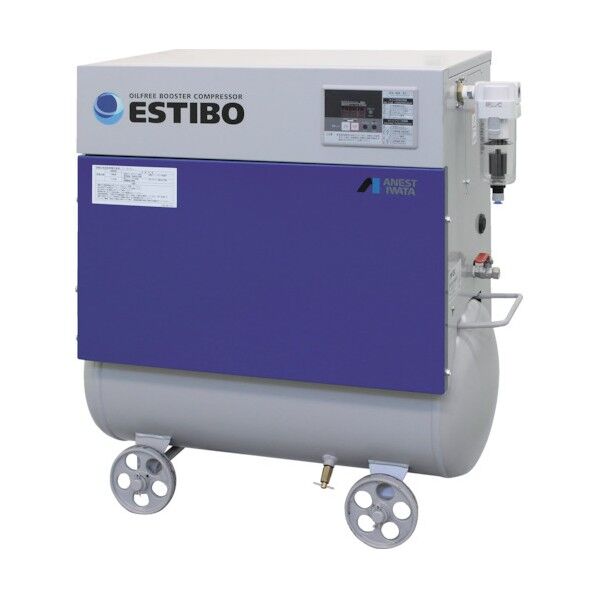 アネスト岩田 オイルフリー小型ブースタコンプレッサ1.5KW50Hz EFBS15BF-10M5 1...