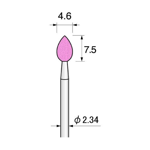 セラミック砥石 PA砥石 軸径2.34