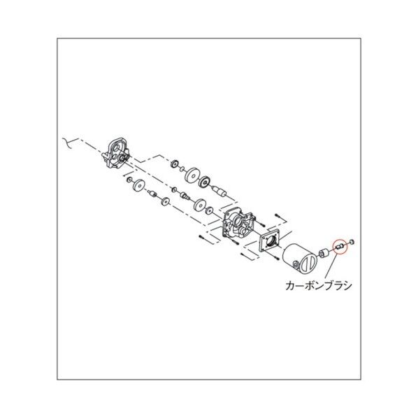 カーボンブラシビーバー25用 70819 2個