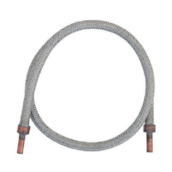 ロウ付継手ステンレスホース1/4オス×1/4オス