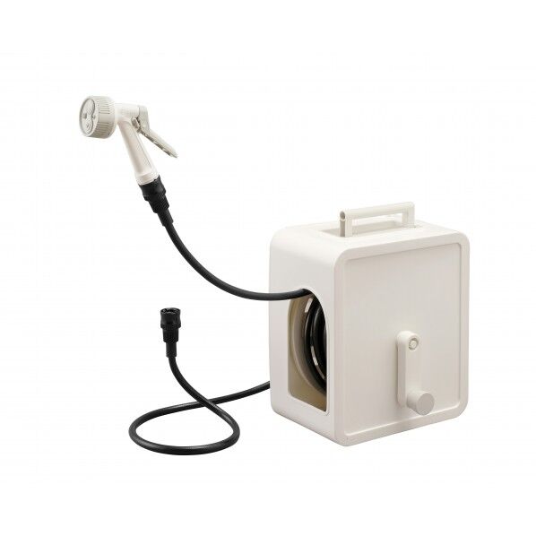 フルカバーコンパクトホースリール20m ホワイト 304mm×234mm×344mm FCH-20M-W 1台