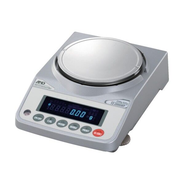 校正用分銅内蔵型 防塵防水型電子天びん 検定付 (地区指定不要) FZ2000IWPR 1点