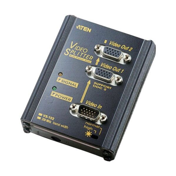 ＡＴＥＮ　ビデオ分配器　ＶＧＡ／１入力／２出力