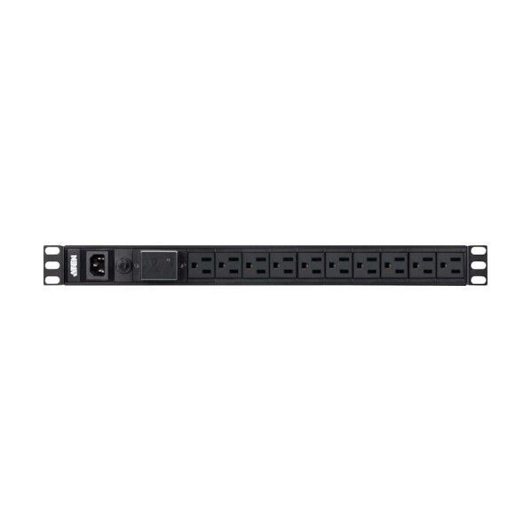 ベーシックPDU/1U/100V/15A/NEMAタイプ 18ポート/サージ保護回路付き PE0118SA 1点