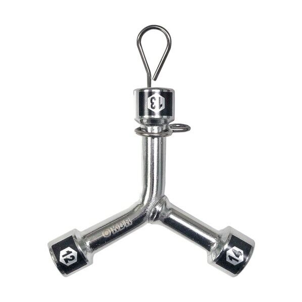 KDR Y型ミニボックスレンチ(ハンガーフック付)フルポリッシュ 12x13x14 MYB-2 1点