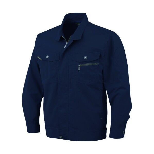 コーコス 立体カット長袖ブルゾン 1ネイビー M AS-931-1-M 1個