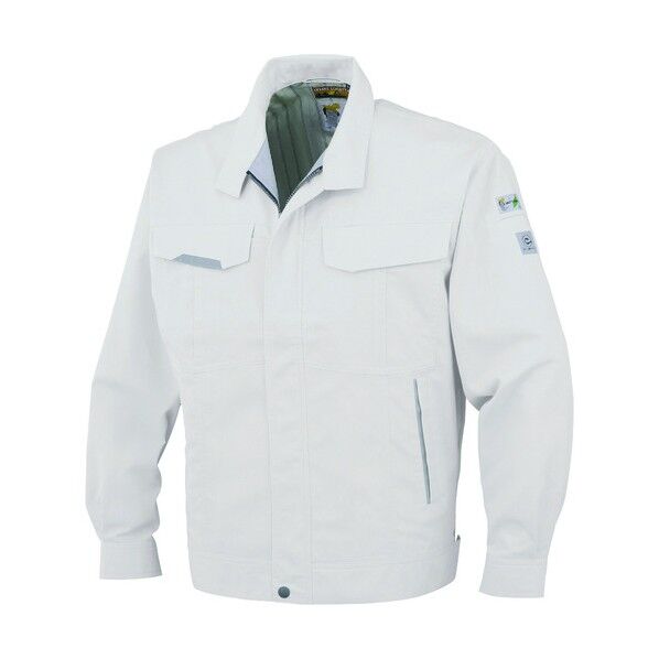 長袖ブルゾンA-821 3 シルバー L A-821-3-L 1点