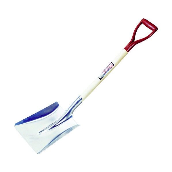 アルミ雪スコ(角型) 赤 全長:約98cm、幅:約26cm 7879 1点