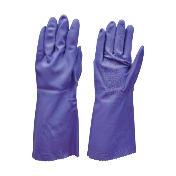 ビニール厚手裏毛付Mバイオレット 13 x 26 x 2 cm 6352 1点