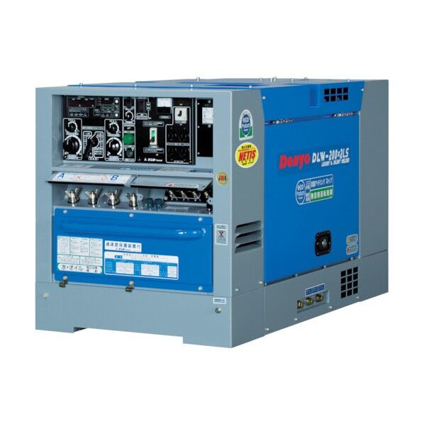 ※法人専用品※デンヨー ディーゼルエンジン溶接機超低騒音型 DLW-200X2LS 1台...