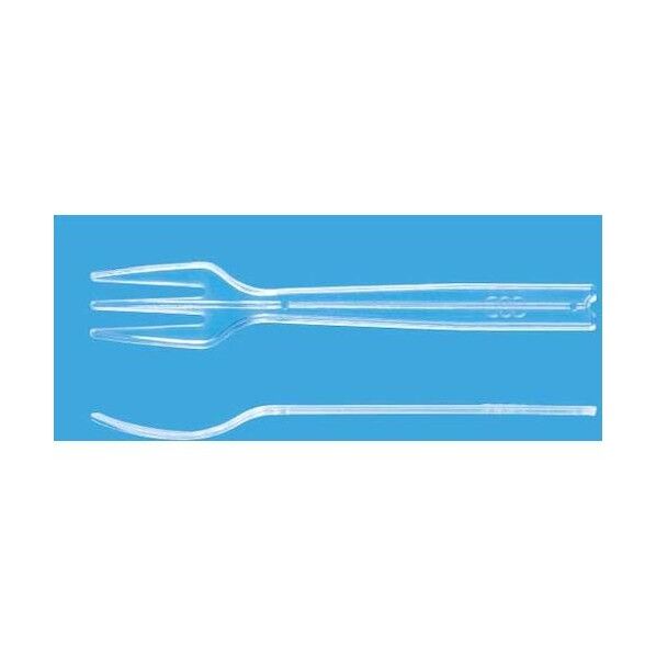 クリアーフォーク#110 (透明)5連 100本袋入 3770263 1点