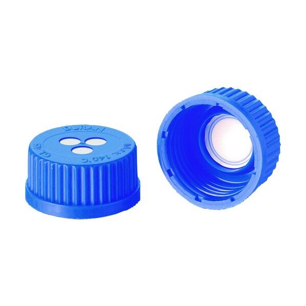 ねじ口瓶用キャップ 青GL-45用 017200-4571A 5個