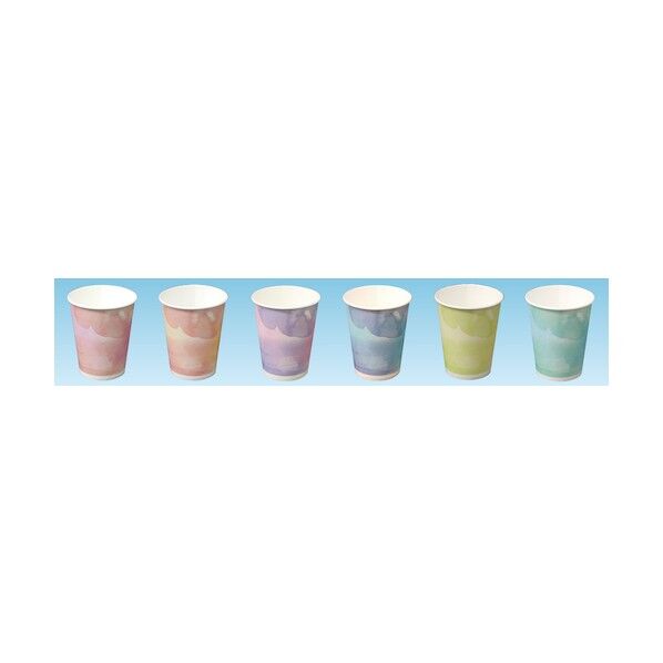 紙カップ 9oz Aqua 6403460 50点
