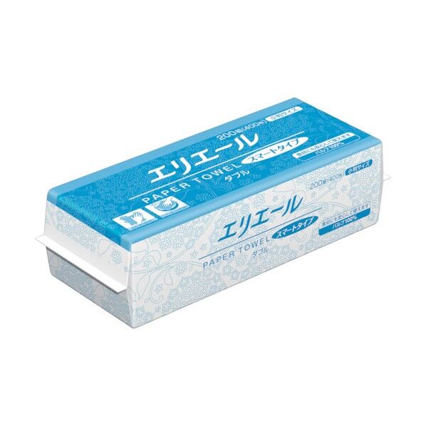 エリエールビジネスサポート ペーパータオルスマートタイプダブル小判 703390 1CS