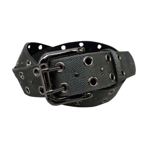 合皮ハトメ2ピン40mm巾 グレー Y150-GRY-L 1点