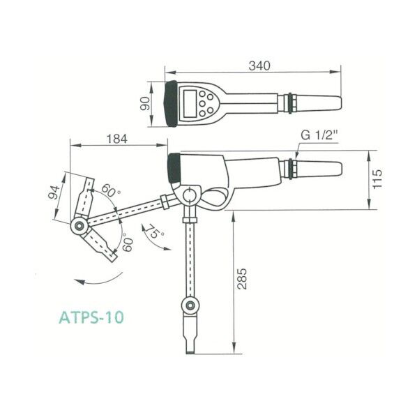 アクアシステム プリセットガンノズルオイル・油・灯油・軽油 ATPS-10...
