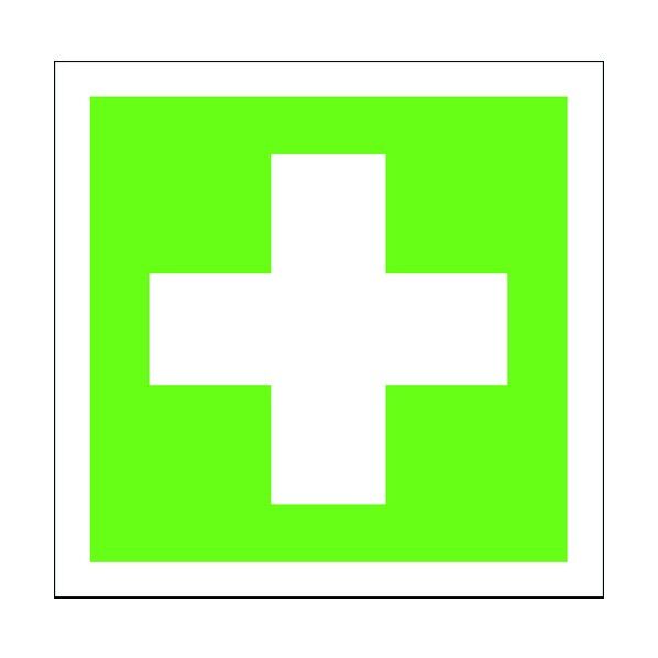 JISピクトサイン 救護所A 150角 6300001201 1点