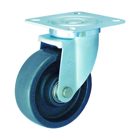 プレート式多機能キャスター(特殊樹脂車) 自在