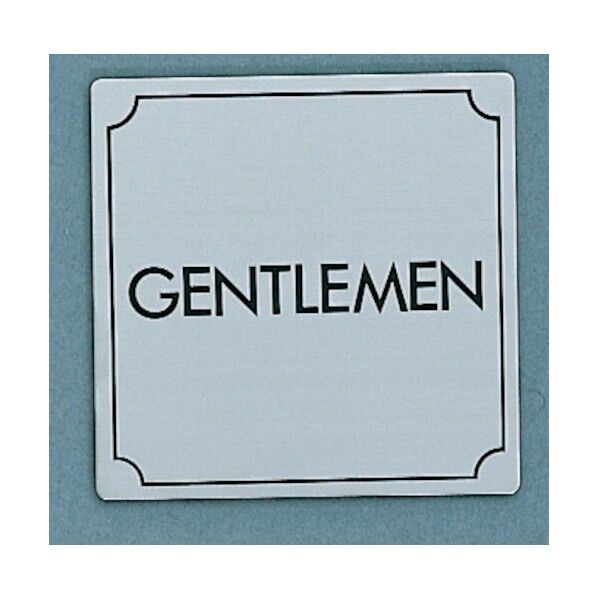 光 サインプレート GENTLEMEN FS1113-1 1点