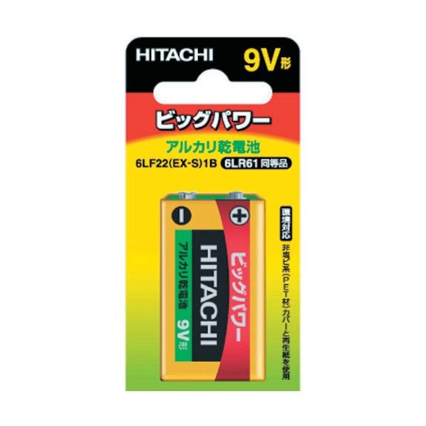 乾電池 49.000G 6LF22EXS1B