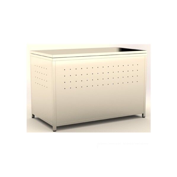 SANKA ステンレスごみ保管庫60(組立式) 組立時W600XD500XH600 SHK-60S 1台...