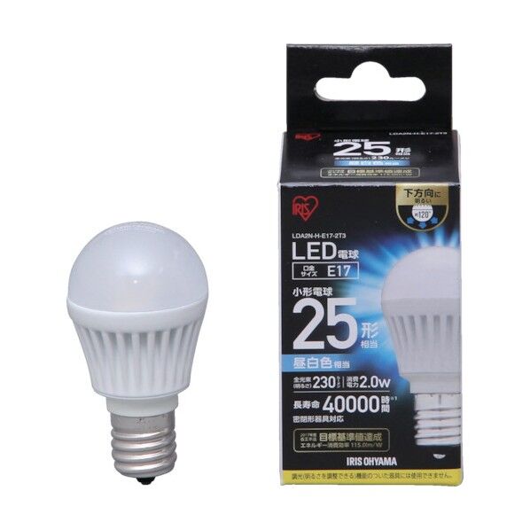 ＬＥＤ電球小形昼白色２５形相当（２３０ｌｍ） LDA2N-H-E17-2T3 1