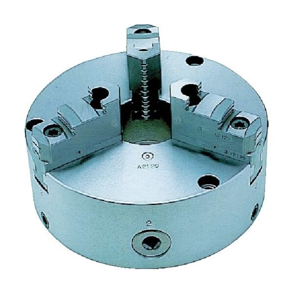 小林鉄工 スクロールチャック 10インチ 芯振れ調整型 3爪分割爪 TC10A...