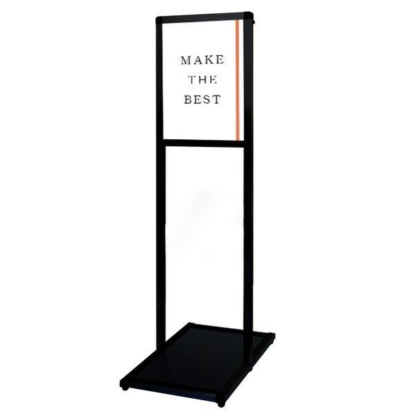 ブラックバリウスメッセージスタンド アクリルタイプ B4縦