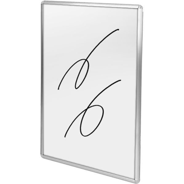 枠付ホワイトボード 300×450mm シルバー 311×90×461mm WBW300X450 1点