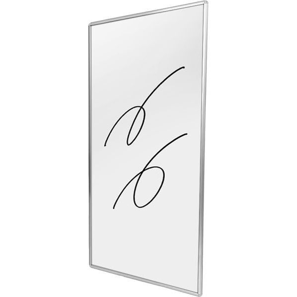 枠付ホワイトボード 450×900mm シルバー 461×90×911mm WBW450X900 1点