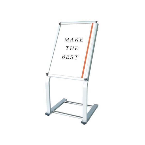 C型パネルスタンド A2縦 シルバー 445×390×950mm CPSA2T 1点