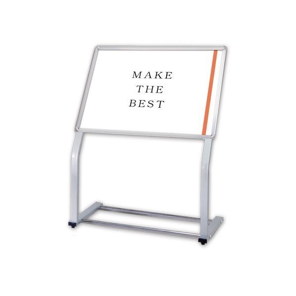 C型パネルスタンド B2横 シルバー 778×490×1205mm CPSB2Y 1点