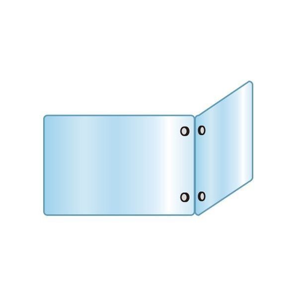 アクリルパーテーション二面タイプ 600×900×600 シルバー 900×600×600mm APT2F600X900X600 1点