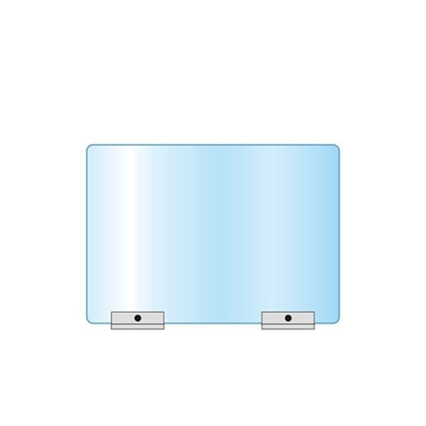 アクリルパーテーション 500×600 透明 600×220×500mm APT500X600 1点