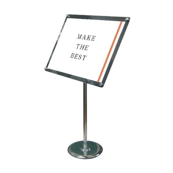 フリーアングルアクリルスタンド90 A2ブラック ブラック 490×300×1208mm FAACS90A2B 1点