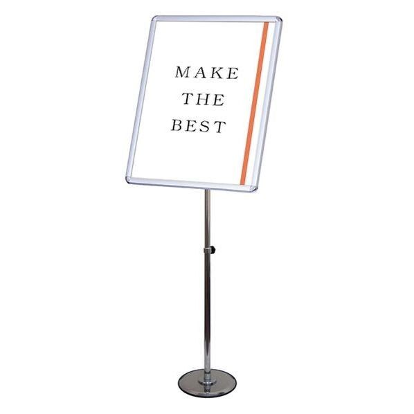 フリーアングルパネルスタンド150 A2 シルバー 445×300×1186~1739mm FAPAS150A2 1点