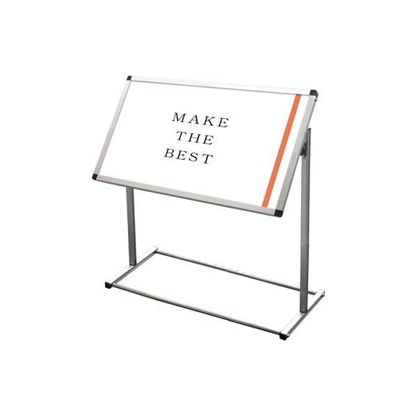 フロアバリウススタンドI型アクリルタイプ A2横 シルバー 630×420×1111mm FVAIACA2Y 1点