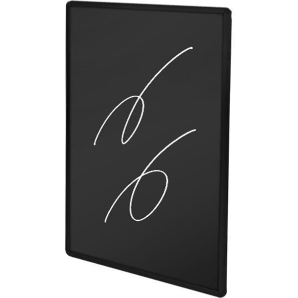 枠付ブラックボード 300×450mm ブラック 311×90×461mm BBW300X450 1点
