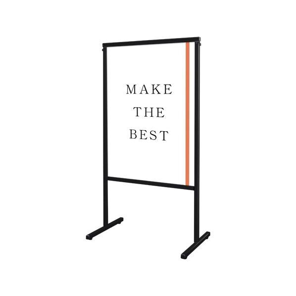 ブラックスマートメッセージスタンド A1片面 ブラック 644×420×1220mm BSMMSACA1K 1点