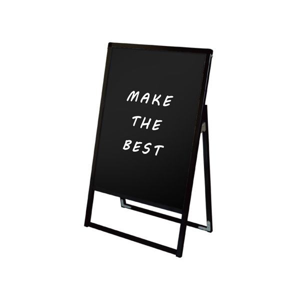 ブラックバリウススタンド看板 ブラックボードタイプ A1片面 ブラック 630×405×1080mm BVASKBBA1K 1点