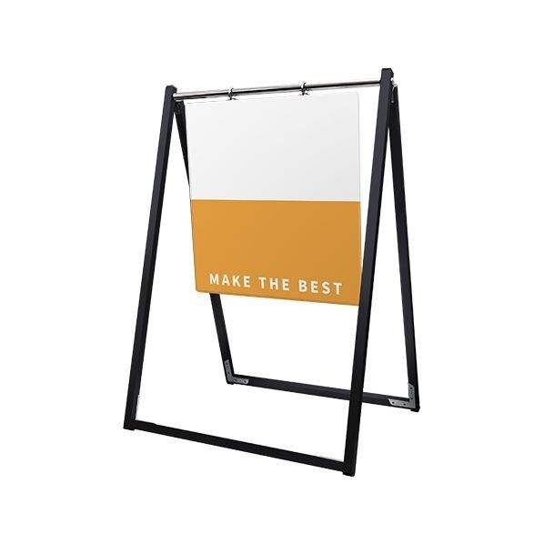 ブラックスイングサイン アルミ複合板 450×450 ブラック BSWSAP450X450 1点