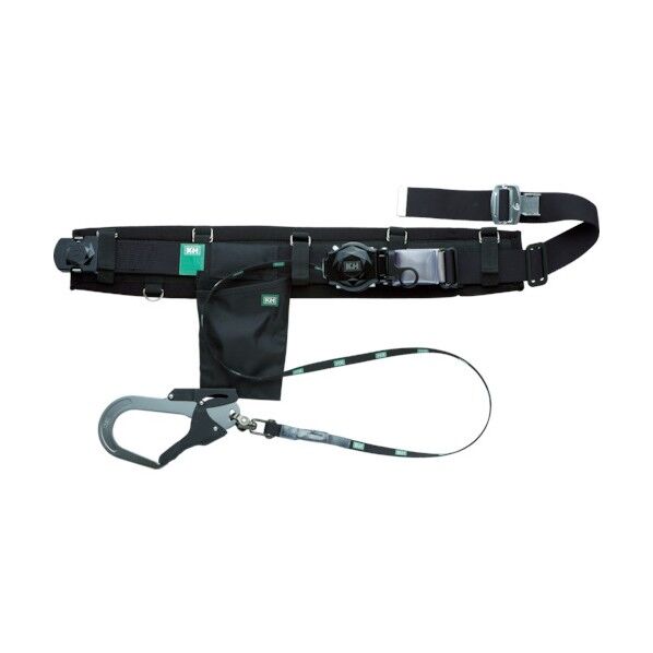 KH 補助帯付 アリールロック式 タフアルミ 自在環 アロッキー 安全帯 黒 HJA01LK 1点