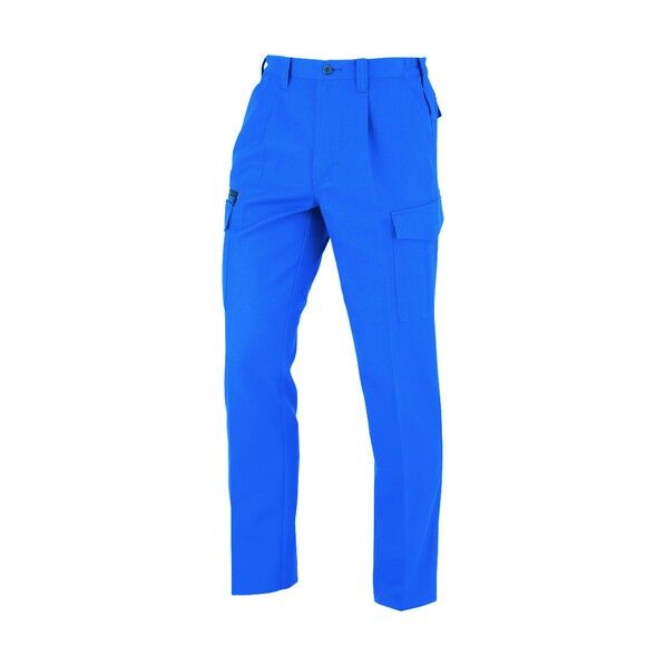 ワンタックカーゴパンツ(脇シャーリング) スカイブルー 4Lサイズ A-8076-16-4L 1点