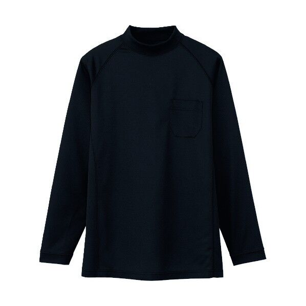 長袖ローネックAS-658 13 ブラック5L AS658-13-5L 1点