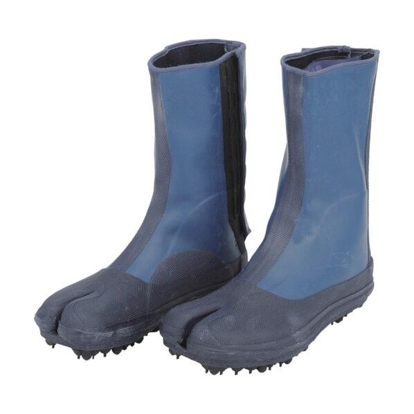 Daido 足袋 防水コハゼ先丸 スパイク底 25.5cm ネイビー 112A-25.5 1足...