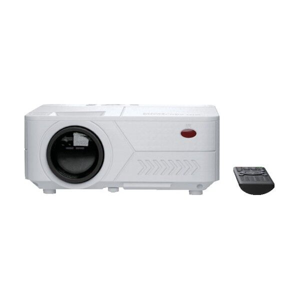 ワイヤレス LED PROJECTOR3 ホワイト MS-PJHD03-WH 1点